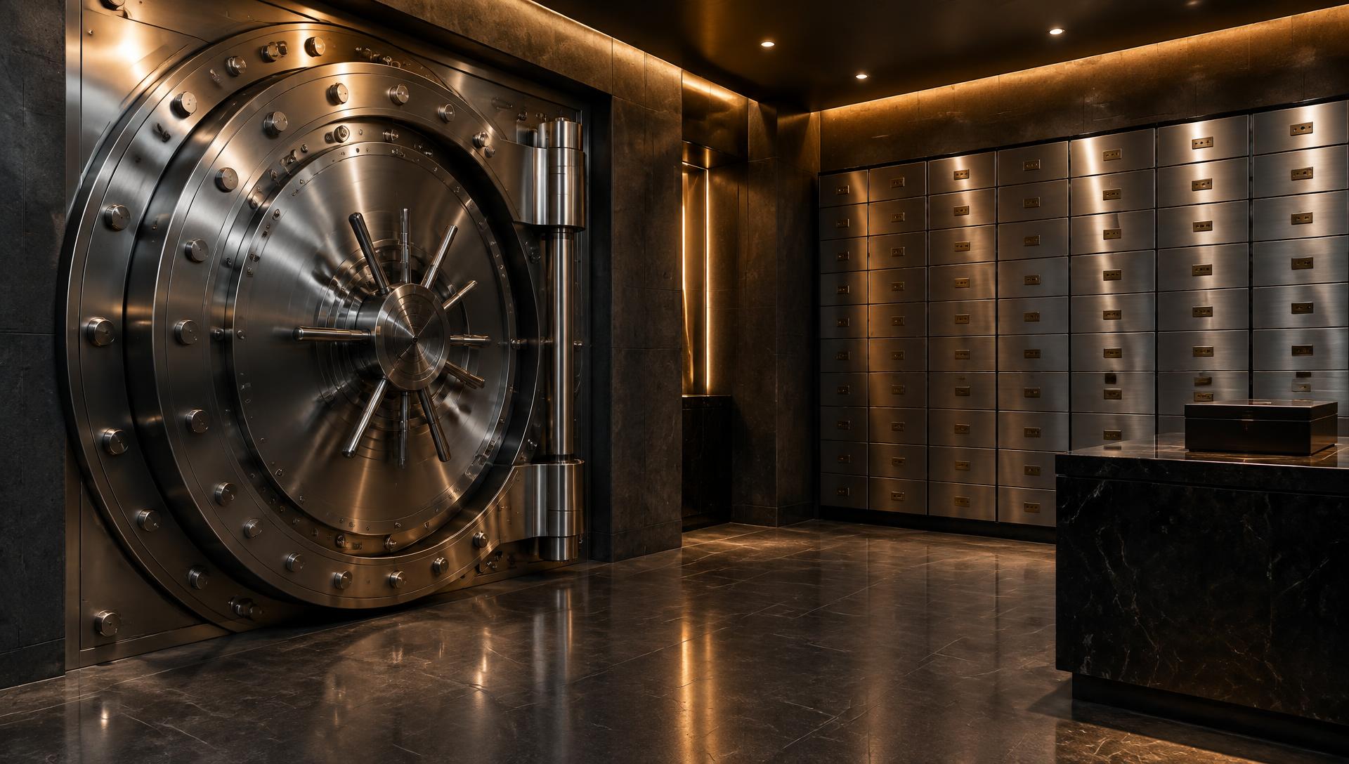 Vault door detail